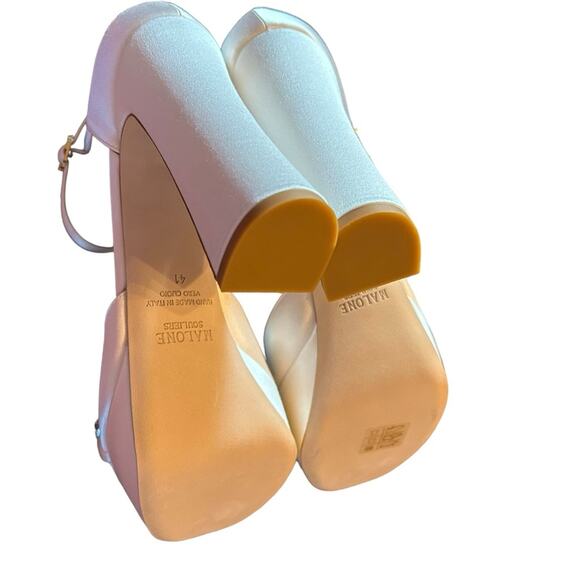 Malone Souliers Yurkia Crystal Platform Sandals Block Heel Open Toe NEW EU 41 - Picture 9 of 10